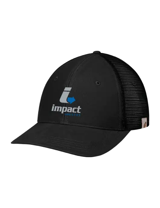 Carhartt Black Canvas Trucker Cap w/Impact Logistics Logo