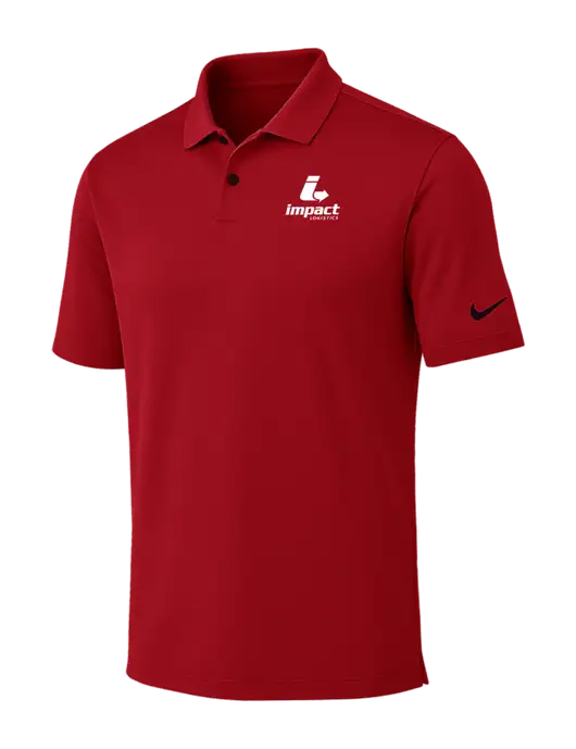 Nike Red Dri-FIT Vapor Polo w/Impact Logistics Logo