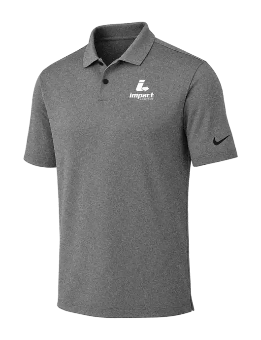 Nike Dark Grey Heather Dri-FIT Vapor Polo w/Impact Logistics Logo