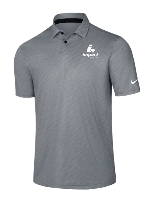 Nike Medium Grey Vapor Dash Polo w/Impact Logistics Logo
