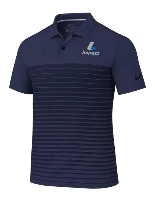 Nike Navy Dri-FIT Vapor Block Polo w/Impact Logistics Logo