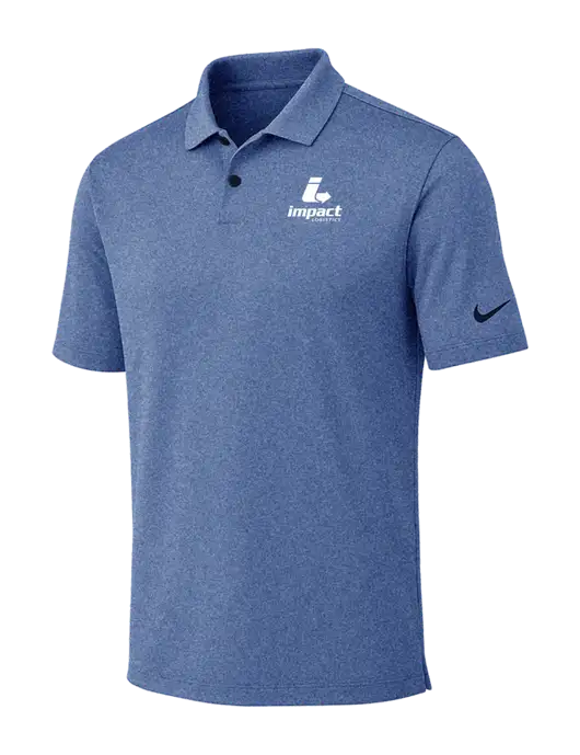 Nike Dark Royal Heather Dri-FIT Vapor Polo w/Impact Logistics Logo