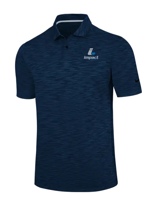 Nike Navy Dri-FIT Vapor Space Dyed Polo w/Impact Logistics Logo