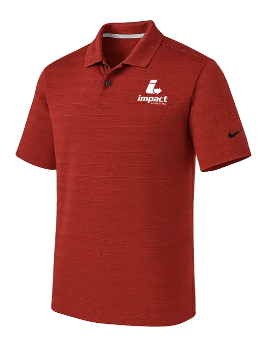 Nike Cardinal Dri-FIT Vapor Jacquard Polo w/Impact Logistics Logo