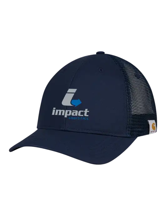 Carhartt Navy Trucker Rugged Pro Series Cap w/Impact Logistics Logo
