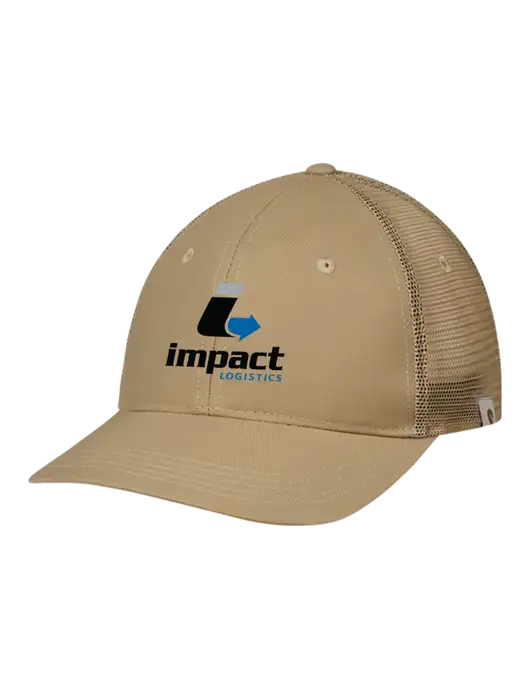 Carhartt Dark Tan Trucker Rugged Pro Series Cap w/Impact Logistics Logo