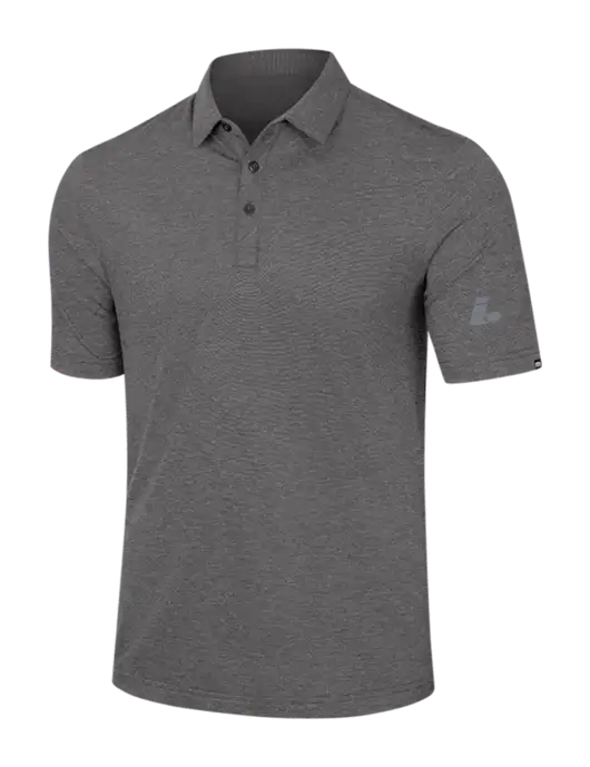 TravisMathew Dark Grey Heather Sunnyvale Polo w/Impact Logistics Logo
