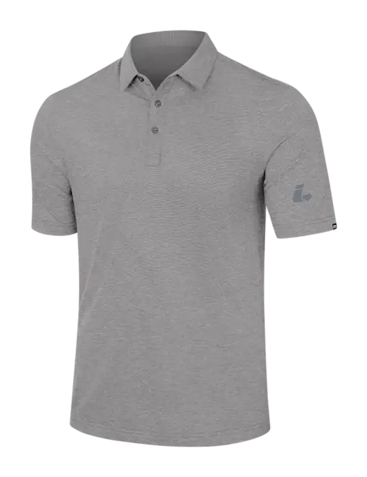 TravisMathew Light Grey Heather Sunnyvale Polo w/Impact Logistics Logo
