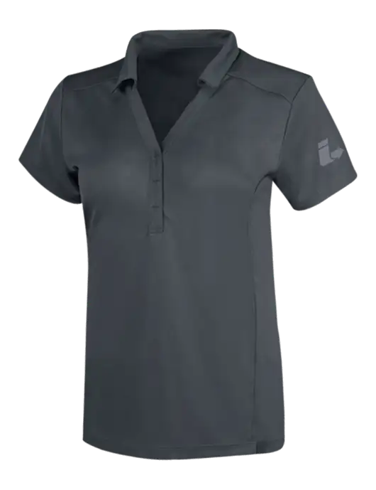 OGIO Dark Grey Womens Framework Polo w/Impact Logistics Logo